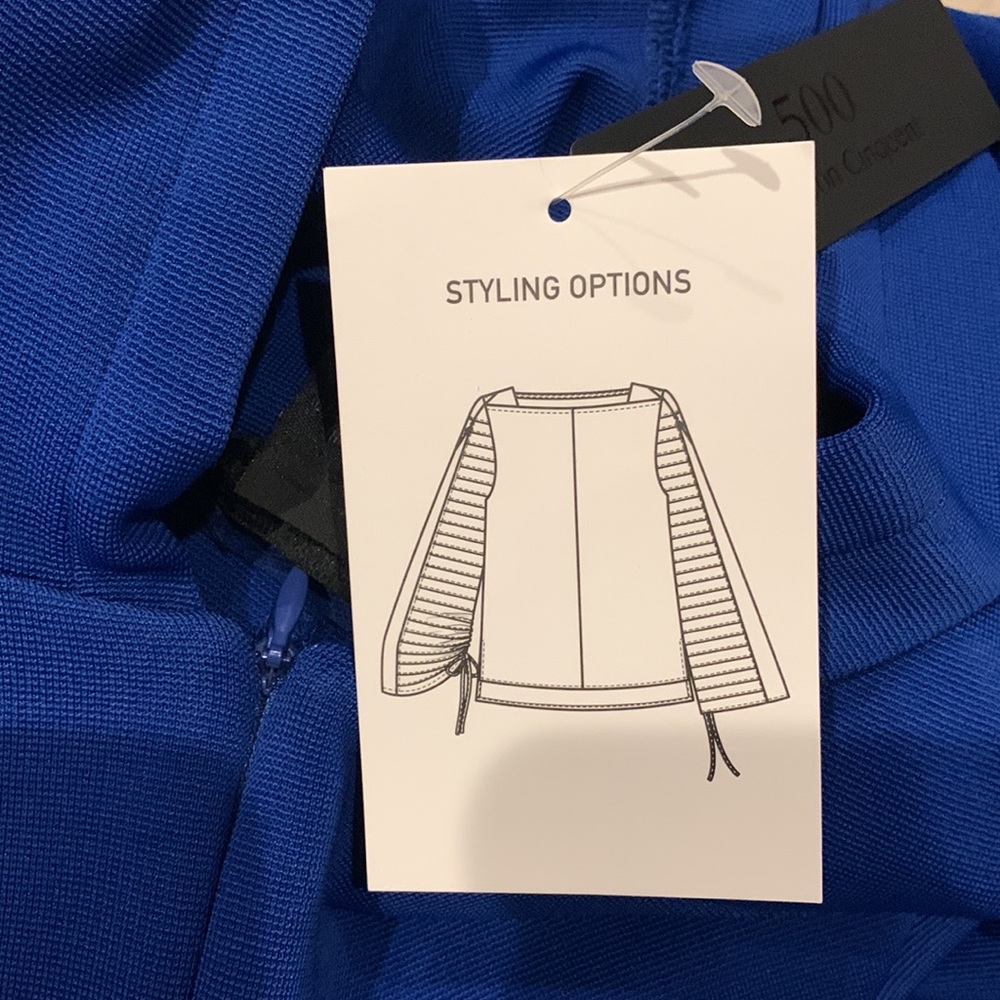 500 Maison Cinqcent Blue Ruched - Picture 12 of 15
